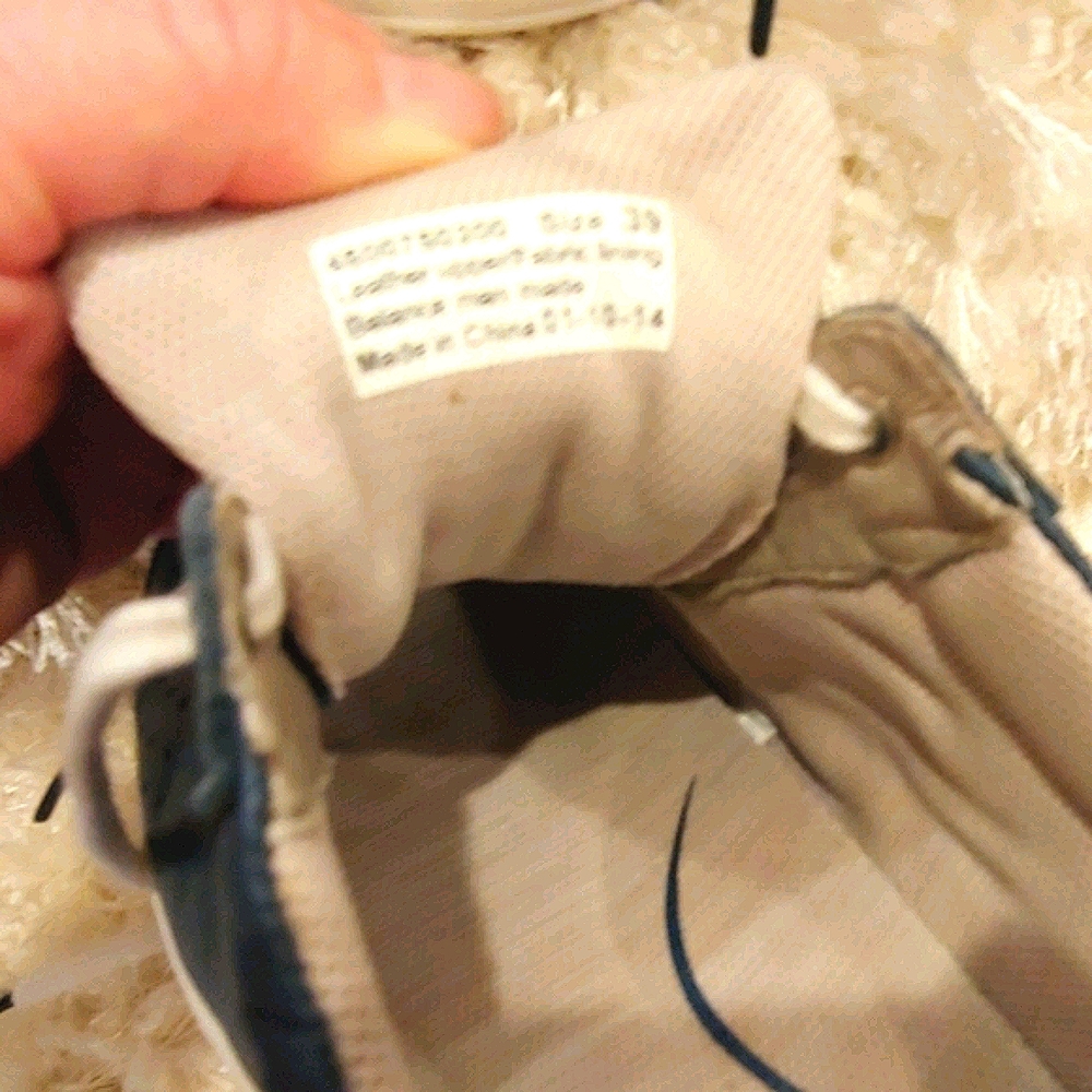 Dansko Blue & White Leather Sneaker - Picture 4 of 4